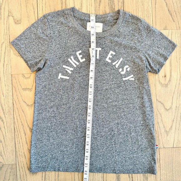 Sol Angeles Women’s Classic Heathered Gray ‘Take It Easy’ Graphic Tee Size XS - Picture 6 of 10